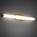 Carlisle LED 2.5 inch Aged Brass ADA Indoor Wall Lighting in 2700K