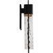 Mist LED 25 inch Black Outdoor Wall Light in 25in.