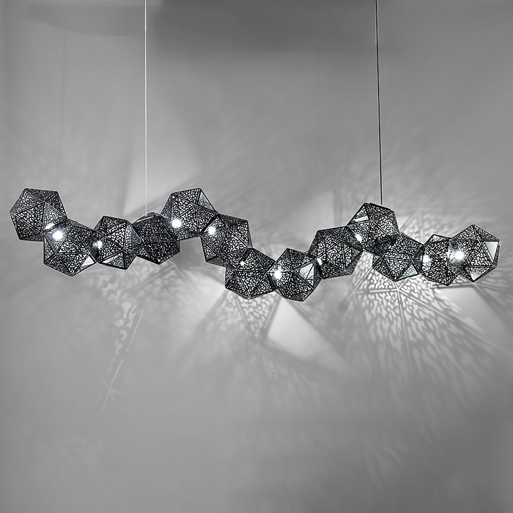 Riddle Linear Pendant Ceiling Light in 64in.