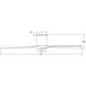 Aviator 54 inch Graphite and Weathered Gray with Weathered Gray Blades Flush Mount Ceiling Fan in Graphite Weathered Gray, Flush Mounted, Smart Ceiling Fan