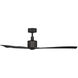 Spinster 60 inch Matte Black Downrod Ceiling Fan
