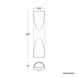 Kastlerock LED 24 inch Basalt Stone and Black Outdoor Wall Light
