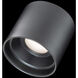 Squat 1 Light 5 inch Black Outdoor Flush Mount