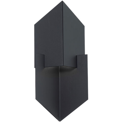 Cupid 1 Light 14 inch Black Outdoor Wall Light