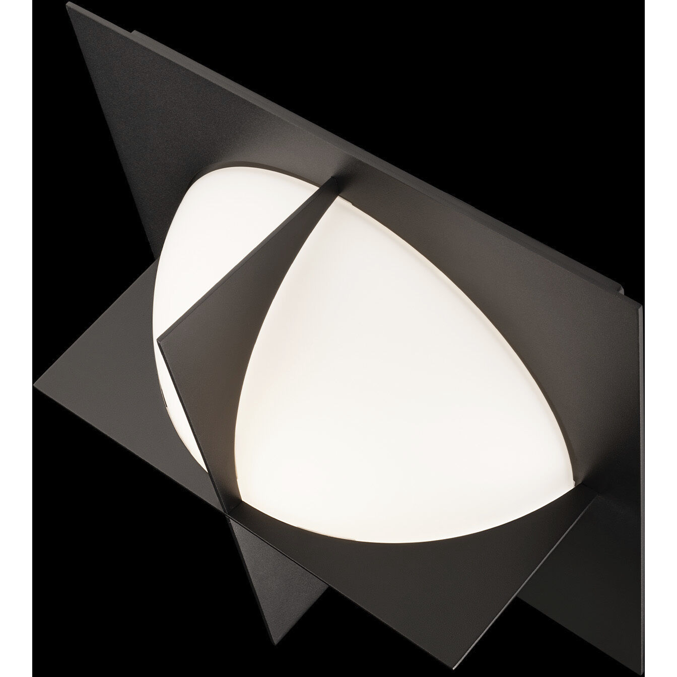 Echelon 1 Light 14 inch Black Flush Mount Ceiling Light