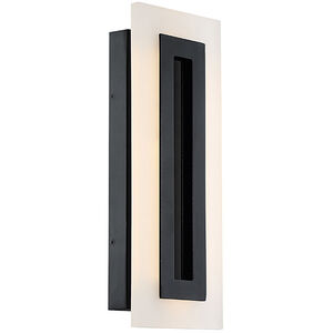 Modern Forms Shadow LED 17 inch Black Outdoor Wall Light in 17in. WS-W46817-BK - Open Box
