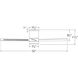 Axis 52 inch Titanium Flush Mount Ceiling Fan in 2700K