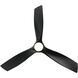 Zephyr 62 inch Matte Black Downrod Ceiling Fan, Smart Ceiling Fan