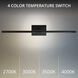 Inlet Indoor Wall Lighting in 3500K, Black