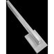 Mako LED 22 inch Brushed Aluminum Outdoor Wall Light in 3000K