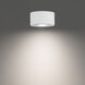 I Spy 1 Light 5 inch White Outdoor Flush Mount in 4000K