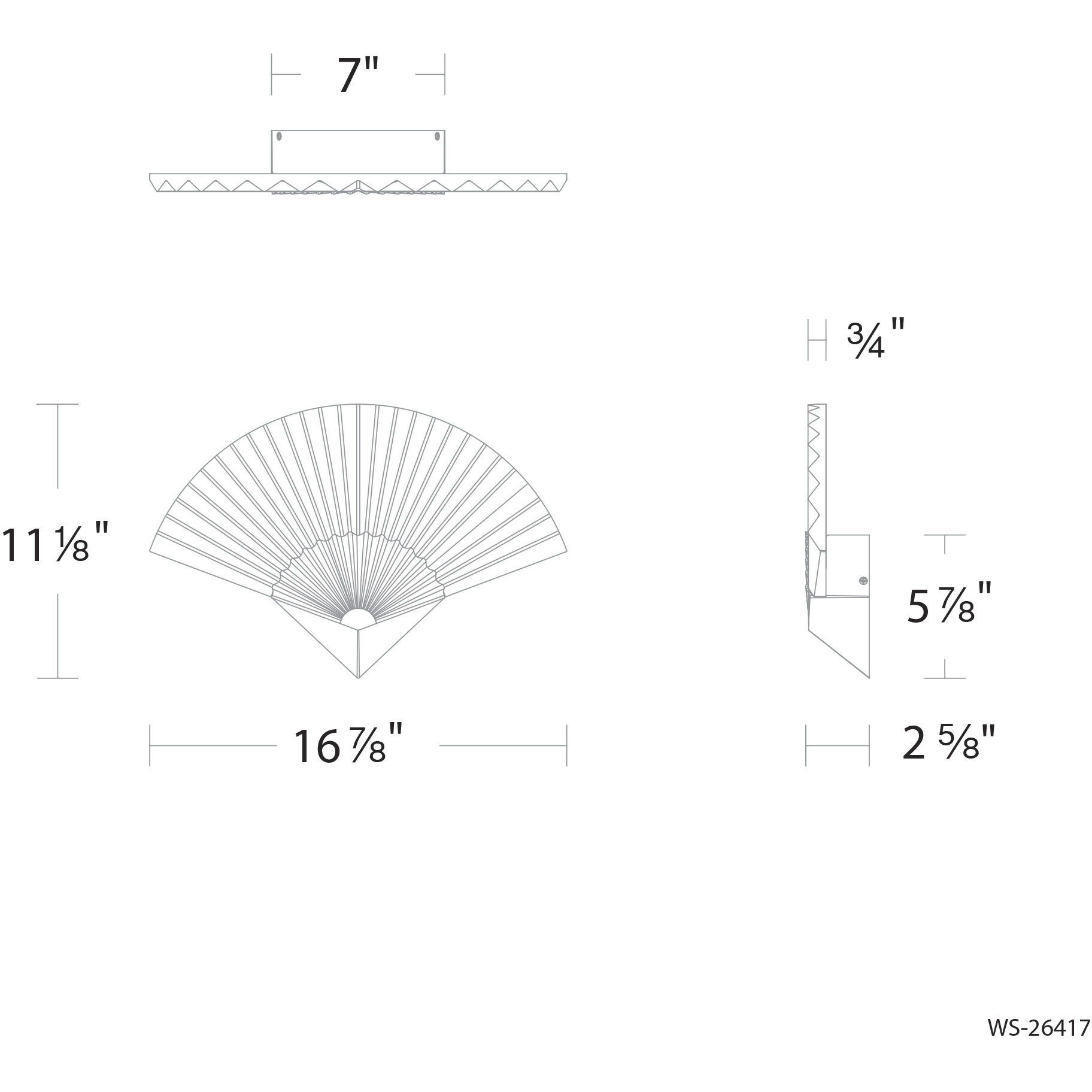 Sensu Wall Sconce Wall Light in Aged Brass