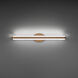 Mainline LED 28.13 inch Aged Brass Bath Vanity & Wall Light