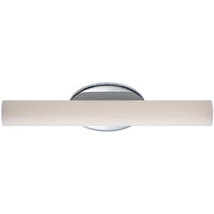Loft LED 18 inch Chrome Bath Vanity & Wall Light in 3500K, 18in.