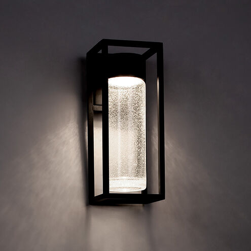 Structure LED 16 inch Black Outdoor Wall Light in 16in.