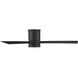Axis 52 inch Matte Black Flush Mount Ceiling Fan in 2700K