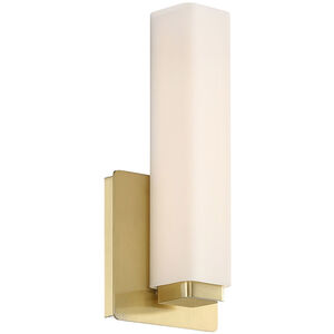 Modern Forms Vogue LED 3 inch Brushed Brass ADA Wall Sconce Wall Light in 3000K WS-3111-BR - Open Box