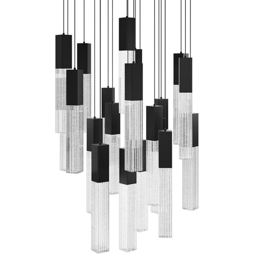 Cinema LED 25 inch Black Indoor Hanging Lighting Ceiling Light
