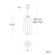 Echelon 1 Light 9 inch Aged Brass Pendant Ceiling Light