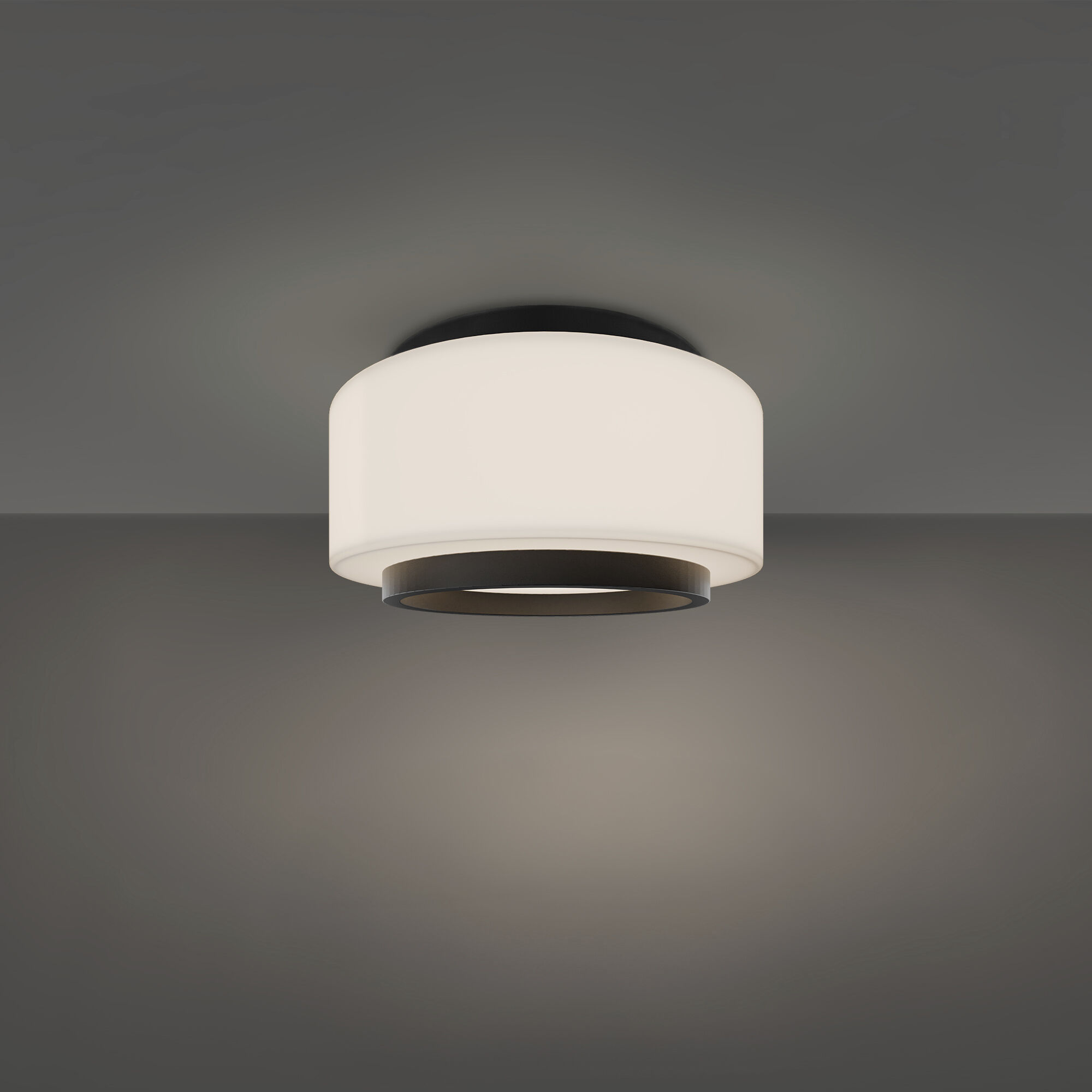 Preston LED 7.8 inch Black Indoor Ceiling Lighting in 4000K