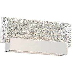 Modern Forms Quantum LED 12 inch Polished Nickel Bath Vanity & Wall Light in 12in. WS-41512-PN - Open Box