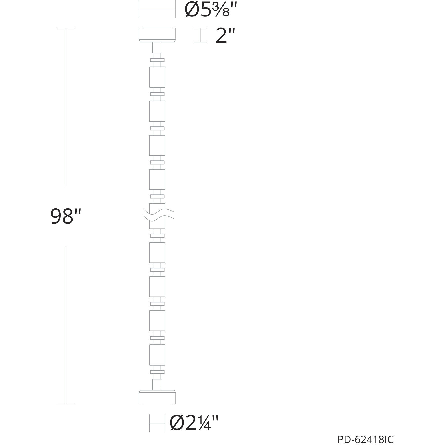 Entice 18 Light 2 inch Aged Brass Pendant Ceiling Light in 4000K