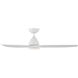 Skylark 54 inch Matte White Downrod Ceiling Fan