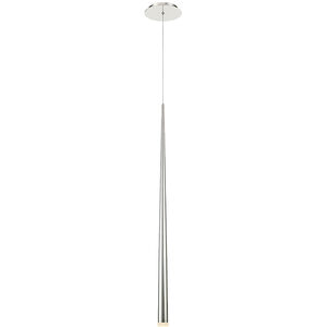 Modern Forms Cascade LED 2 inch Polished Nickel Pendant Ceiling Light in 1, Round, 37in. PD-41837-PN - Open Box