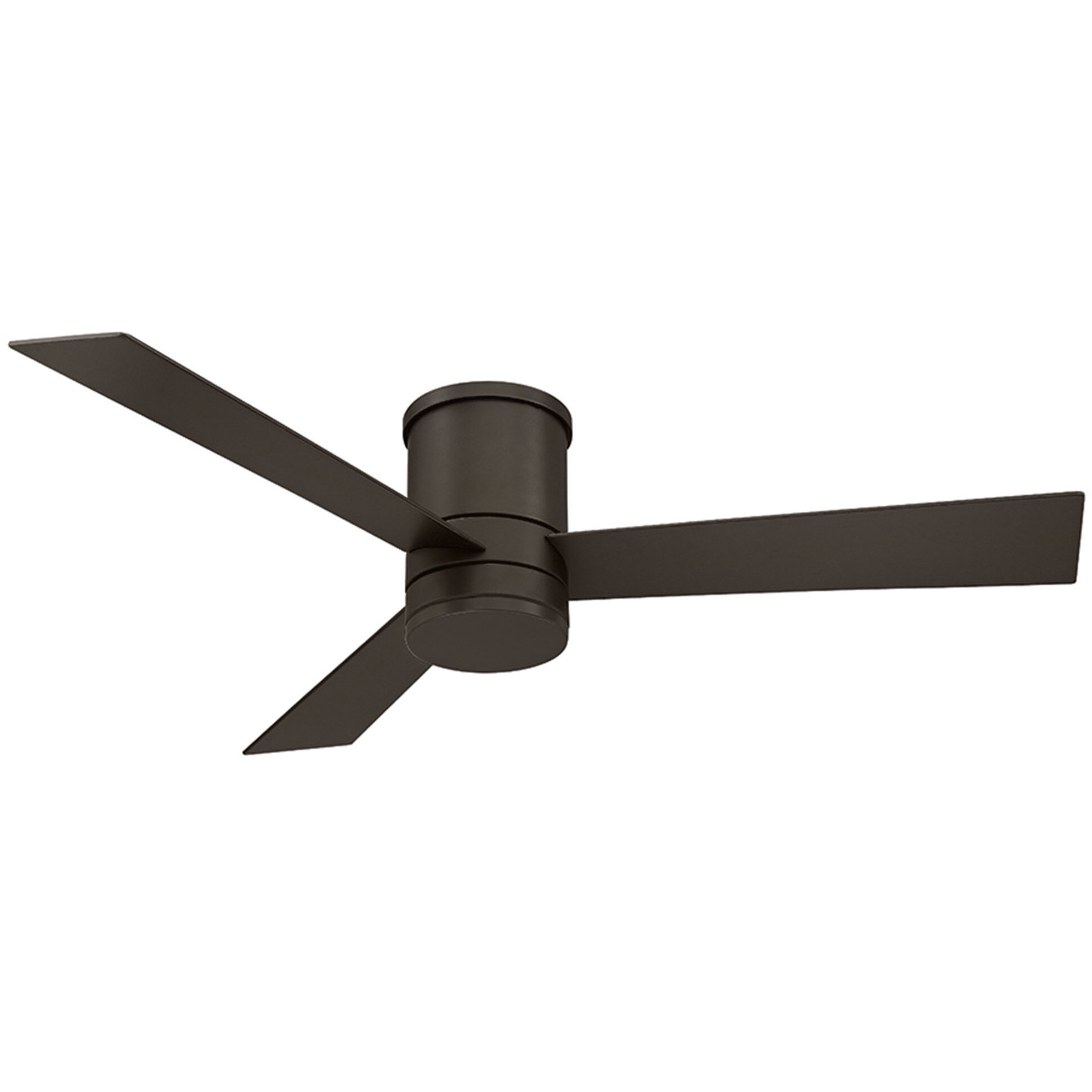 Axis 52 inch Bronze Flush Mount Ceiling Fan in 3500K