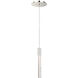 Magic LED 6.5 inch Polished Nickel Pendant Ceiling Light in 1, Round