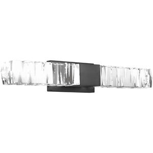 Juliet 2 Light 27.38 inch Black Bath Vanity & Wall Light in 27in.