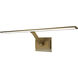 Inlet Indoor Wall Lighting in 2700K, Aged Brass