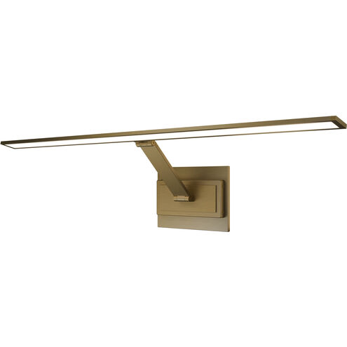 Inlet Indoor Wall Lighting in 2700K, Aged Brass