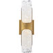 Royce Indoor Wall Lighting in Aged Brass