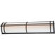 Skyscraper LED 37 inch Black Outdoor Wall Light in 3000K, 37in.