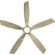 Zephyr 5 62 inch Bronze White Oak with White Oak Blades Ceiling Fan
