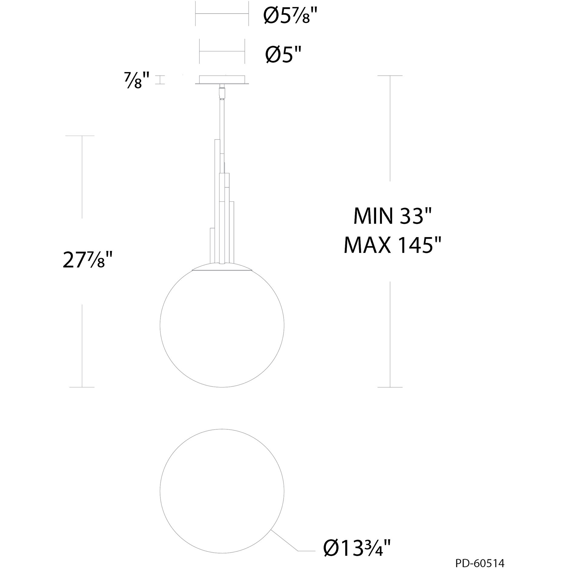 Sybil LED 13.75 inch Aged Brass Indoor Hanging Lighting Ceiling Light in 3500K
