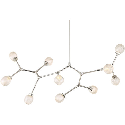 Catalyst LED 51 inch Polished Nickel Chandelier Ceiling Light in 51in.
