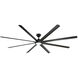 Hydra 120 inch Bronze Downrod Ceiling Fan in 3500K