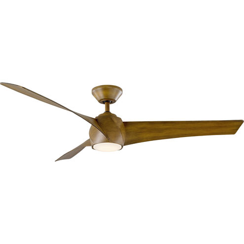 Twirl 58 inch Distressed Koa Downrod Ceiling Fan in 2700K