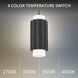 Caviar LED 7 inch Basalt Stone and Black Mini-Pendant Ceiling Light in 2700K, Bassalt Stone and Black
