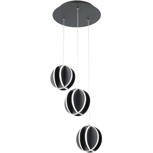 Carillion 1 Light 12 inch Black Pendant Ceiling Light