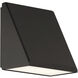 Flue 1 Light 5.5 inch Black Outdoor Wall Light in 3000K