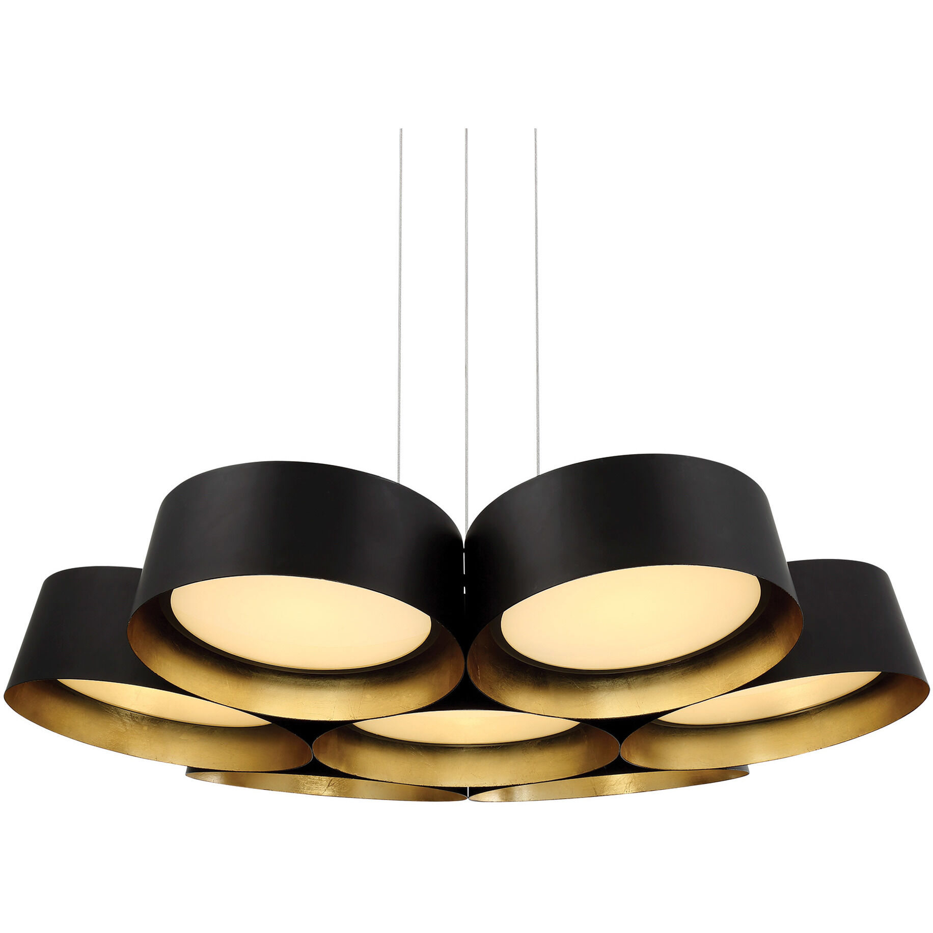 Black leaf chandelier on sale