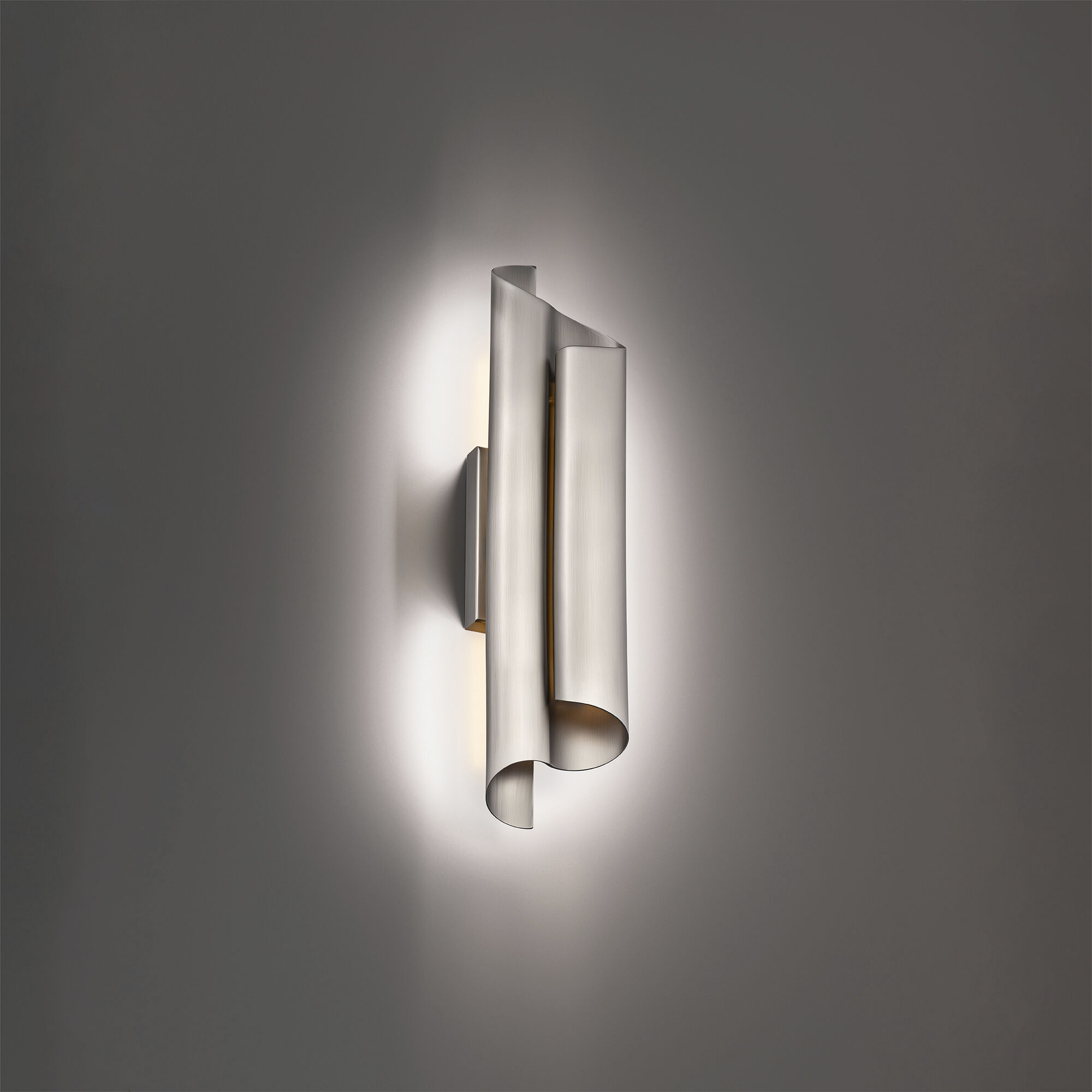 Pirouette Indoor Wall Lighting in 4000K, Brushed Nickel