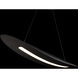 Black Jack 1 Light 43.75 inch Black Linear Pendant Ceiling Light