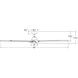 Hydra 96 inch Titanium Downrod Ceiling Fan in 2700K