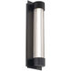 Chyzel LED 18 inch Black Outdoor Wall Lighting in 2700K