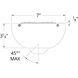 Julian Matte Black Slope Ceiling Kit