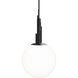 Sybil LED 13.75 inch Polished Black Nickel Indoor Hanging Lighting Ceiling Light in 2700K